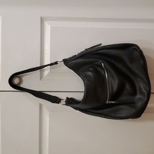 Sasha + Sofi black leather purse